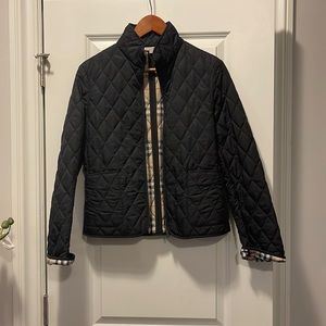 Burberry Quilted Jacket - never worn. Size medium.